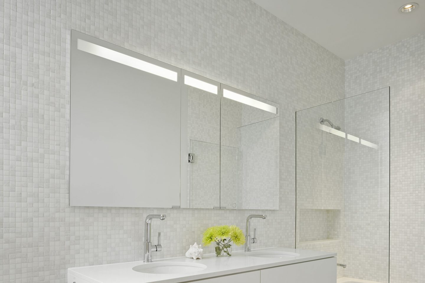 Sidler Diamando Collection Mirrored Bathroom Cabinets