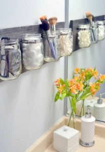 decorative storage accents for bathroom